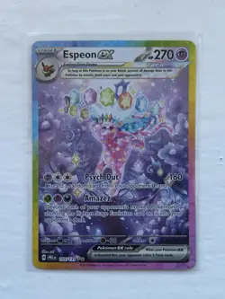 Pokemon Prismatic Evolutions Espeon ex 155/131 Special Illustration Rare SIR NM - Image 1
