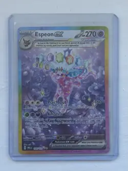 Pokemon Prismatic Evolutions Espeon ex 155/131 Special Illustration Rare SIR NM - Image 4