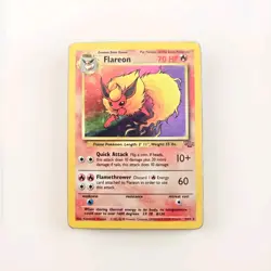 Wizards of the Coast Pokemon TCG Jungle Flareon 3/64 Holo Rare Unlimited - Image 1