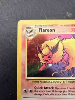 Wizards of the Coast Pokemon TCG Jungle Flareon 3/64 Holo Rare Unlimited - Image 3