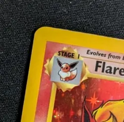 Pokemon TCG Flareon Jungle 3/64 Holo Unlimited Holo Rare Vintage WOTC MP - Image 2