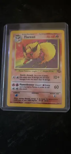 Flareon 3/64 - Holo Rare - Jungle WOTC - Unlimited - Pokemon TCG - Image 1