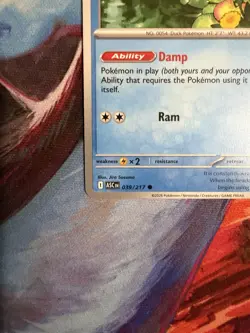 Psyduck 039/217 Prize Pack Series Cards Regular NM - Image 5