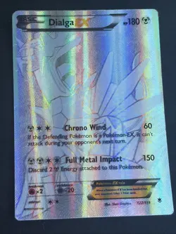 Pokemon Card TCG Dialga EX 122 Secret Rare 122/119 XY Phantom Forces Holo LP - Image 1