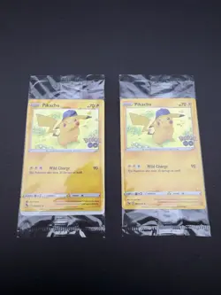 (2) Pikachu 028/078 Pokemon GO Holo SEALED PROMO Cards - Image 1
