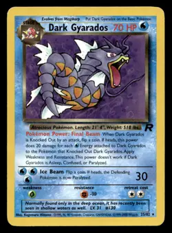 Dark Gyarados #25/82 Pokemon TCG Single Card - Image 1