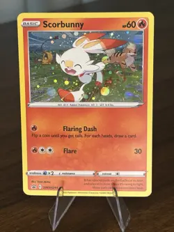 Scorbunny - (Cosmos Holo) SWSH244 SWSH: Sword & Shield Promo Cards Holo - Image 1