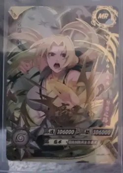 Tsunade MR NR-MR-016 Ultra Rare Naruto Card Kayou Official TCG Plus NR-SSR-066 - Image 1