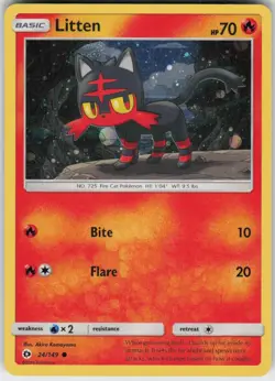 Holo Litten 024/149 Promo Miscellaneous Cards & Products Near Mint - Image 1