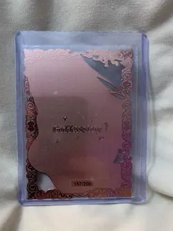 Zero Two Goddess Story Metal Card Serialized 157/200 - Image 2
