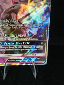 Pokemon Mewtwo GX SM196 Black Star Promo TCG Card 2019 - Image 4