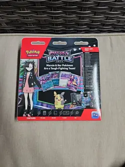 Pokemon Rival Battle Deck Marnie's Morpeko SVP 206 Black Star Promo Box - Image 2
