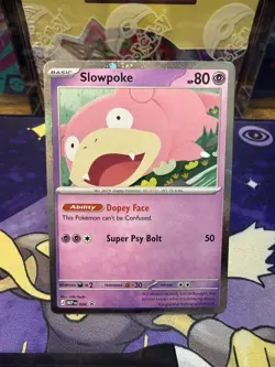 Pokemon TCG - Slowpoke Promo MEP 086 Pitch Black Checklane - NM - Image 1