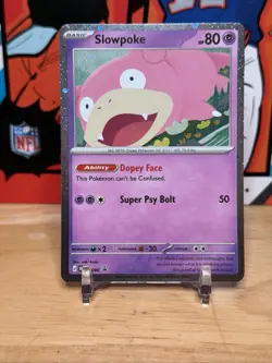 Pokemon TCG - Slowpoke Promo MEP 086 NM Pitch Black Checklane - Image 1