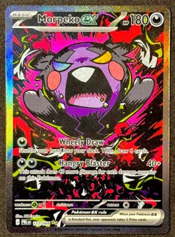 Pokemon Morpeko ex 117/084 SIR ME05 Pitch Black NM Pack Fresh PSA 10 Candidate - Image 1