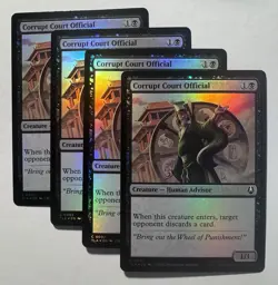 x4 Corrupt Court Official (Foil) 0092 - Avatar: The Last Airbender TLA MTG 4x - Image 1