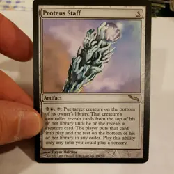 MTG Proteus Staff Mirrodin 230/306 Regular Rare - Image 2