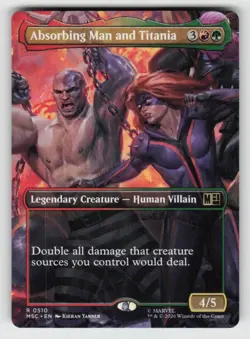 Absorbing Man and Titania (Borderless) 510 Commander: Marvel Super Heroes NM - Image 1