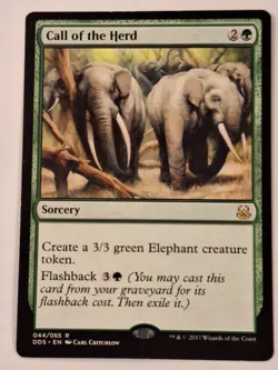 Call of the Herd - Duel Decks: Mind vs Might - Magic the Gathering MTG Nice! - Image 1