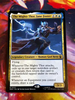 The Mighty Thor, Jane Foster R Marvel Super Heroes 222 NM - Image 1