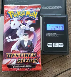 HEAVY!! 22.43 Grams!! Pokemon TCG Destined Rivals Booster Pack - Image 1