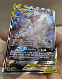 Pokemon Mewtwo & Mew GX Tag Team Black Star Promo SM191 READ DESCRIPTION - Image 4