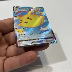 Pokemon Flying Pikachu VMAX Ultra Rare Full Art Holo 007/025 Celebrations 310 NM - Image 5