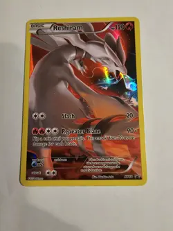 Pokemon Reshiram XY74 XY Promos Full Art Holo Promo 120HP Card 2015 English - Image 1