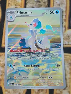 Pokemon TCG- Primarina - 088/084 - ME05: Pitch Black (ME05) Illustration Rare NM - Image 1