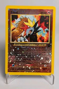 Entei - Black Star Promo #34 - Pokemon TCG (Vintage WoTC) - MP/HP - SWIRL🌀 - Image 1