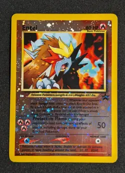 Entei - Black Star Promo #34 - Pokemon TCG (Vintage WoTC) - MP/HP - SWIRL🌀 - Image 2
