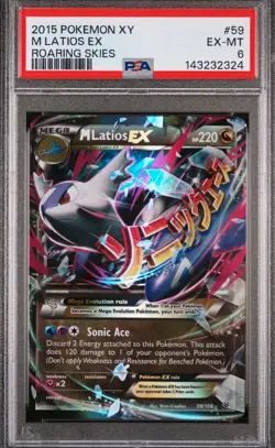 Pokemon TCG M Latios EX XY Roaring Skies Full Art Ultra Rare - Image 1