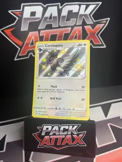 Pokemon TCG Shining Fates Shiny Vault Corvisquire SV102/SV122 Holo - Image 1