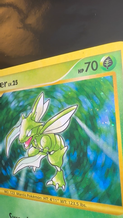 Pokemon Platinum Base Set Holo Scyther 130/127 Secret Rare - MP - Image 2