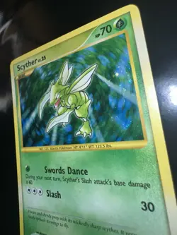Pokemon Platinum Base Set Holo Scyther 130/127 Secret Rare - MP - Image 5