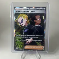 Rust Syndicate Grunt 112/84 Ultra Rare Pokemon TCG - Pitch Black Full Art - Image 1