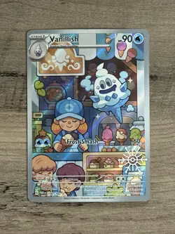 Vanillish 190/182 Festive STAMP Illustration Rare Pokemon TCG Holiday Calender - Image 1