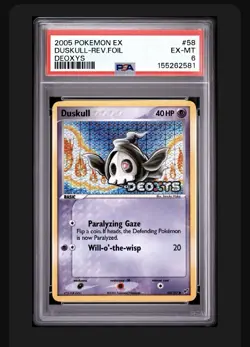 Pokemon 2005 Ex Deoxys Duskull Reverse Holo Foil #58 And Duskull 51 PSA 6 NEW CE - Image 2