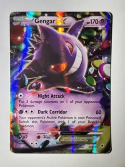 Pokemon TCG Gengar EX 34/119 XY - Phantom Forces Holo LP - Image 2