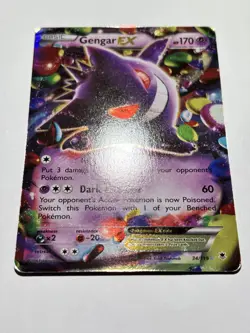 Pokemon TCG Gengar EX 34/119 XY - Phantom Forces Holo LP - Image 3