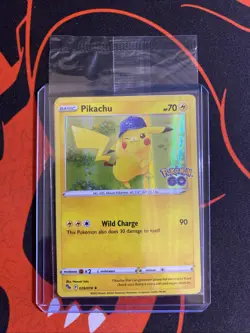 Pikachu 028/078 Holo Rare Pokemon GO Pokemon Sealed - Image 3