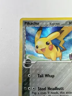Pokemon TCG Pikachu 79/110 Delta Species Holon Phantoms Reverse Holo STAMPED DMG - Image 2