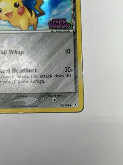 Pokemon TCG Pikachu 79/110 Delta Species Holon Phantoms Reverse Holo STAMPED DMG - Image 4
