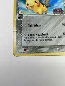 Pokemon TCG Pikachu 79/110 Delta Species Holon Phantoms Reverse Holo STAMPED DMG - Image 5