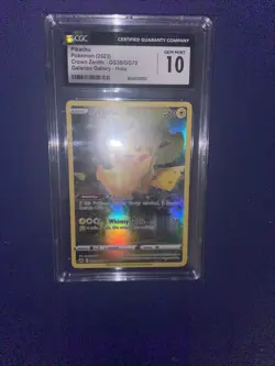 CGC 10 Pikachu GG30/GG70 Crown Zenith Galarian Gallery Pokemon 2023 - Image 4