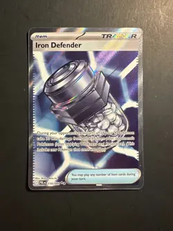 2026 Pokemon MEG Pitch Black Trainer Item Iron Defender 110 /84 Full Art Rare - Image 1