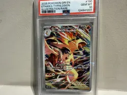 Pokemon 2025 Ethan's Typhlosion 190/182 IR Destined Rivals GEM MINT PSA 10 - Image 1