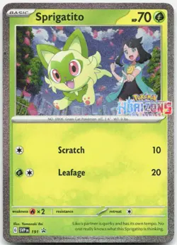 Sprigatito 191 Holo Promo Scarlet & Violet Promo Pokemon Near Mint - Image 1