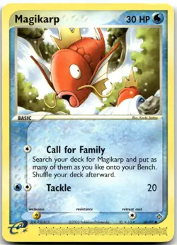 Magikarp 60/97 Common Dragon Pokemon Moderately Played - Image 1