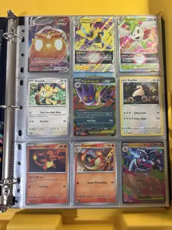 Binder W/81 Nm Singles A Slab And 2 Ascended Heroes Sealed Pokemon Packs - Image 4